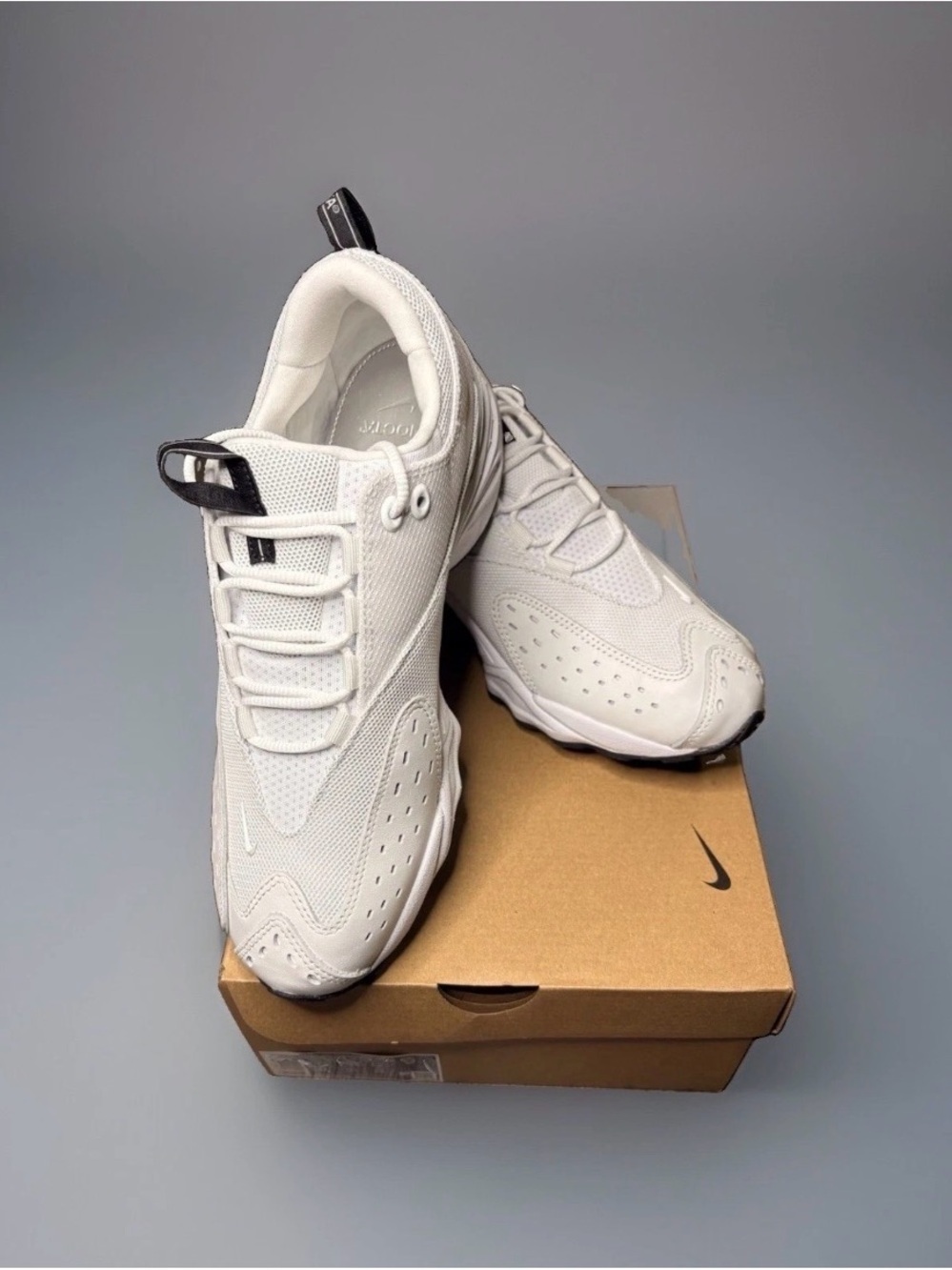 NIKE Air Zoom Drive Drake NOCTA Summit White Orange Laces Men’s SIZE 9.5 NIB - Picture 4 of 9
